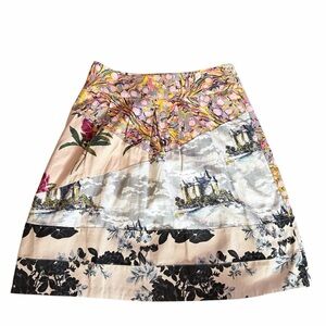 Anthropologie Fortress flora skirt